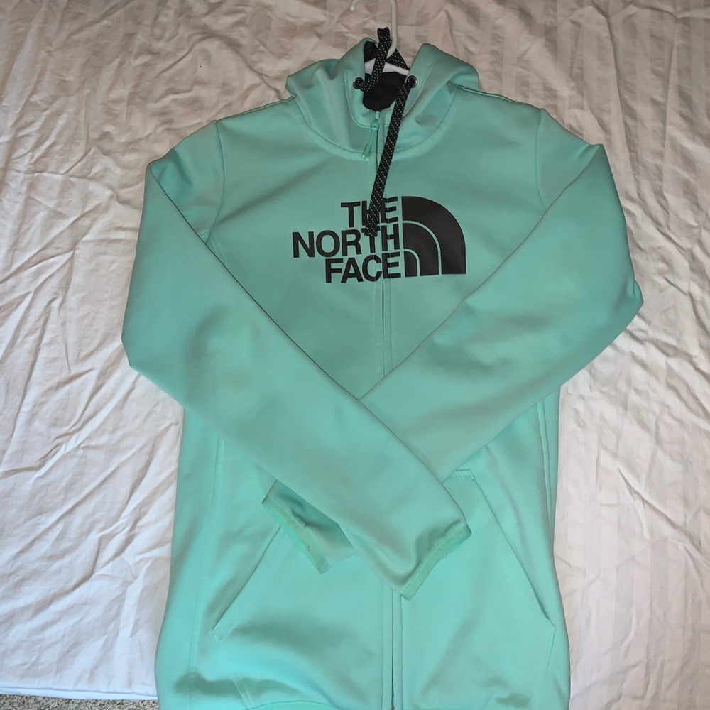North Face Turquoise Zip